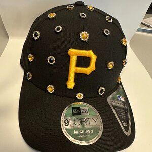 BRAND NEW LADIES AUTHENTIC NEW ERA BLING PITTSBURG PIRATES HAT